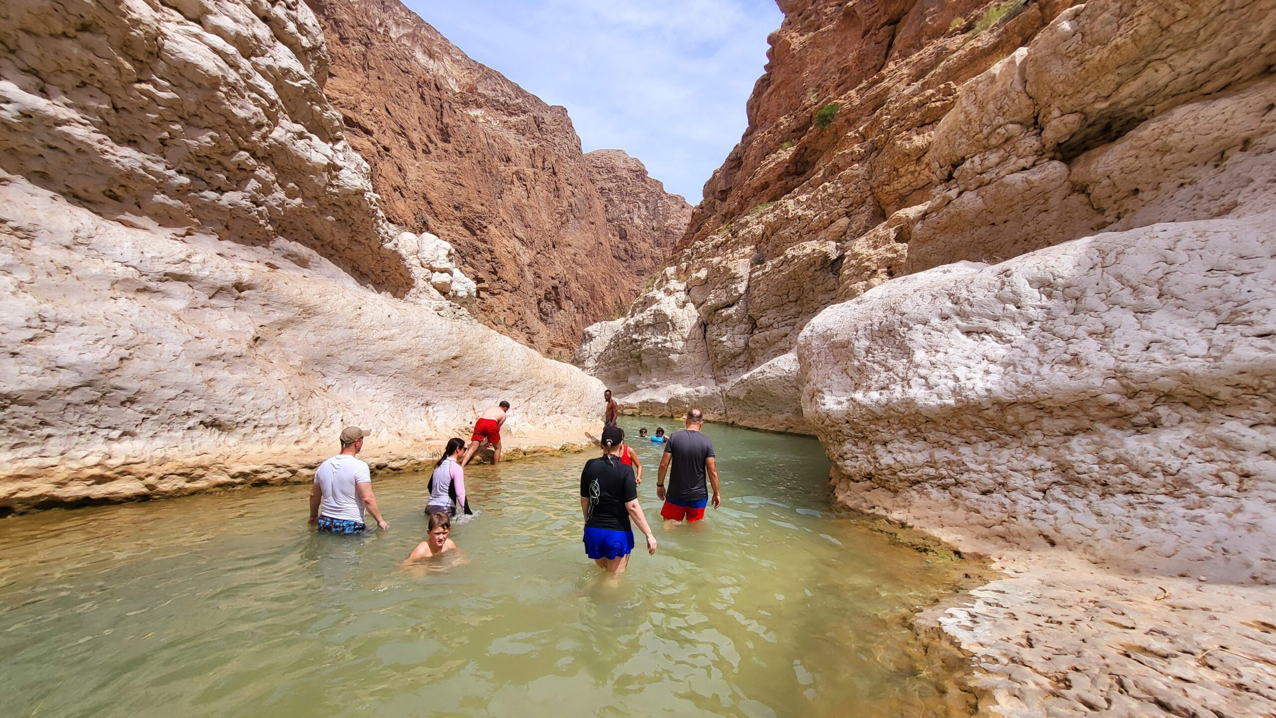 Oman Wadi Shab canyon